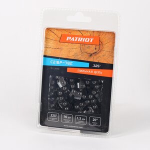 Цепь для бензопилы 76 звеньев 15" 0.325 1.5мм PATRIOT, ,
                                                          фото 1 Изображение 1, 862321576 Цепь для бензопилы 76 звеньев 15" 0.325 1.5мм PATRIOT