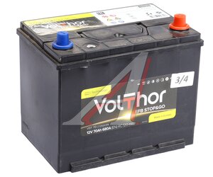 Изображение 1, 6СТ70(0) 57029 D26 Аккумулятор VOLTHOR EFB 70А/ч обратная полярность