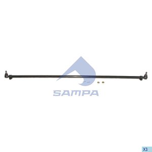 Изображение 1, 097.335-01 Тяга рулевая MAN поперечная L=1645мм SAMPA