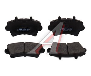 Изображение 2, MBF015025 Колодки тормозные OPEL Movano (01-) передние (4шт.) MANDO