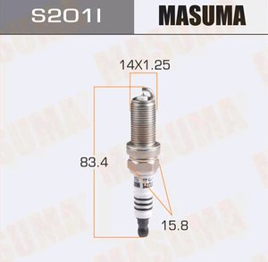 Изображение 2, S201I Свеча зажигания MASUMA