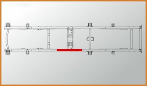 Изображение 5, А-295-3302.01 Усилитель ГАЗ-33023 рамы центральный левый L=600мм АЗГ