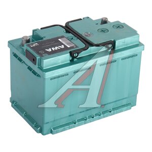 Изображение 2, 6СТ77(0) Аккумулятор AWA Malachite 77А/ч обратная полярность