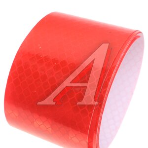 Изображение 2, ТТ-ЛЕН-003 Лента светоотражающая красная 1м/5см (микропризма, соты)