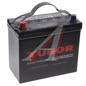Изображение 1, 6СТ50(1) B24R Аккумулятор TUBOR Asia Standart 50А/ч
