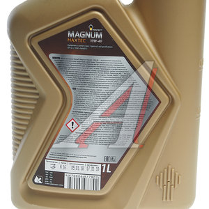 Изображение 2, 40814732 Масло моторное MAGNUM Maxtec 10W40 SL/CF п/синт.1л РОСНЕФТЬ