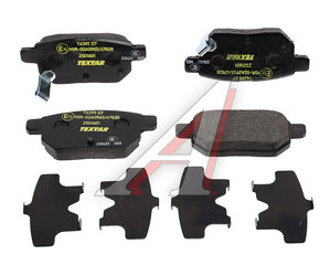 Изображение 2, 2501601 Колодки тормозные TOYOTA Auris (07-), Yaris (06-) задние (4шт.) TEXTAR