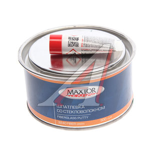 Изображение 1, 3240/0.5 Шпатлевка со стекловолокном FIBER GLASS GREEN 0.5кг MAXTOR