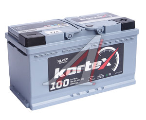 Изображение 1, 6СТ100(0) SMF600400 Аккумулятор KORTEX SILVER Dynamic 100А/ч обратная полярность