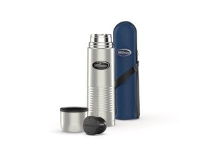 Изображение 2, NB-500 B Термос 0.5л узкая горловина,  в чехле сталь BIOSTAL