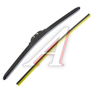 Изображение 2, 086000 Щетка стеклоочистителя 400мм беcкаркасная с запасной резинкой All Seasons Graphit HEYNER