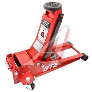 Изображение 2, GTE-TH33013 Домкрат подкатной 3т 75-505мм двухпоршневой низкопрофильный GTE