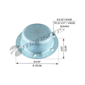 Изображение 1, 600.108 Крышка SAF ступицы (на 6 шпилек) MANSONS