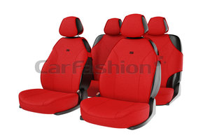 Изображение 1, 22004 Авточехлы (майка) полиэстер красные (7 предм.) Bingo CARFASHION