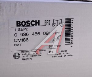 Изображение 7, 0986486091 Цилиндр сцепления главный FIAT Doblo (01-) BOSCH