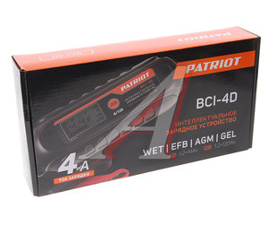 Изображение 3, BCI-4D Устройство зарядное 6-12V 4А 120Ач 220V (автомат) PATRIOT