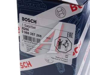 Изображение 4, 0986357266 Провод высоковольтный MAZDA 323 (98-04) комплект BOSCH