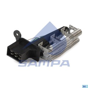 Изображение 2, 042.207 Резистор SCANIA 4 series отопителя SAMPA