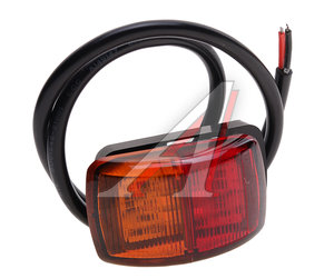 Изображение 1, 370-26-005 Фонарь габаритный красный/желтый светодиодный 12/24V MEGAPOWER