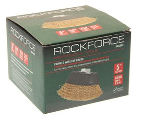 Изображение 3, RF-BWC005 Кордщетка для УШМ "чашка" 125мм латунь ROCKFORCE