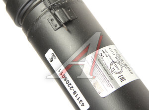 Изображение 4, 43118-2205011 Вал карданный КАМАЗ среднего моста (4 отверстия,  торцевые шлицы) L=1322мм (ОАО КАМАЗ)