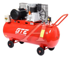 Изображение 1, GTE-MR300A600A Компрессор пневматический 380В 5.5кВт 8атм. 600л/мин. ресивер-300л поршн. ремен. одноступенчатый GTE