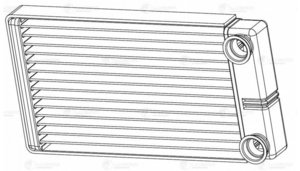 Изображение 6, LRH03638 Радиатор отопителя УАЗ-3163 Патриот (16-) LUZAR