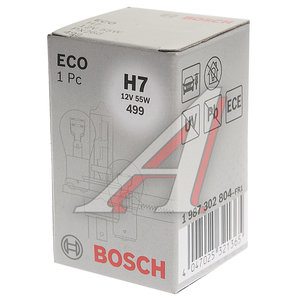 Изображение 4, 1987302804 Лампа 12V H7 55W PX26d Eco BOSCH