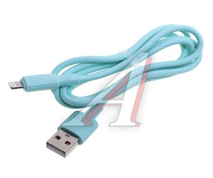 Изображение 1, NB-P156 Green Кабель iPhone (5-) 2.4A 1м зеленый XO