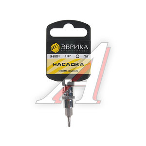 Изображение 1, ER-93201H Бита-головка 1/4" TORX T8х37мм с держателем ЭВРИКА