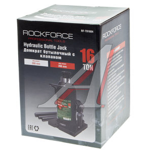 Изображение 3, RF-T91604 Домкрат бутылочный 16т 205-390мм с клапаном ROCKFORCE