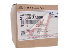 Изображение 3, 25500-3A000 Термостат HYUNDAI ix55 (08-) KIA Mohave (08-) (3.0 TCI) OE