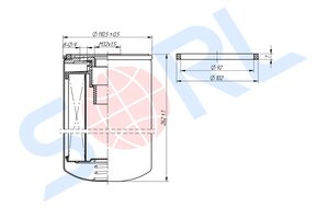 Изображение 2, RL6141BA05 Фильтр топливный MAN RENAULT Magnum VOLVO FH12 (03-) SORL