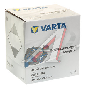 Изображение 3, 6СТ14 YB14-B2 Аккумулятор VARTA MOTO FP + электролит 14А/ч