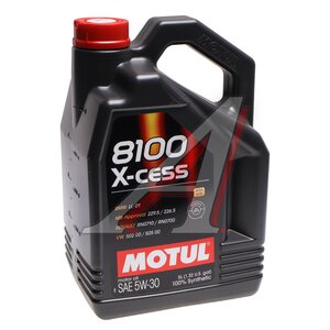 Изображение 1, 113530 Масло моторное 8100 X-CESS 5W30 синт.5л MOTUL