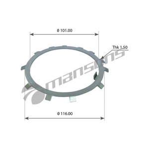 Изображение 1, 700.288 Шайба КАМАЗ-5490 MERCEDES ступицы MANSONS