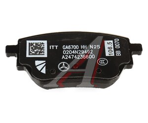 Изображение 3, A0004209905 Колодки тормозные MERCEDES B (W247) передние (4шт.) OE