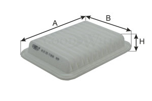 Изображение 3, AG351ECO Фильтр воздушный LIFAN Smily GOODWILL