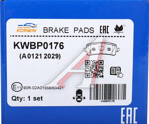 Изображение 6, KWBP0176 Колодки тормозные HAVAL Jolion (21-) задние (4шт.) KORWIN