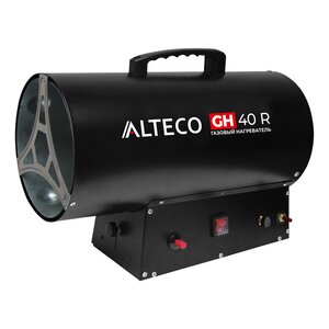 Пушка тепловая 38кВт 720куб.м/ч газовая ALTECO, 39824,
                                                          фото 1 Изображение 1, GH-40R Пушка тепловая 38кВт 720куб.м/ч газовая ALTECO