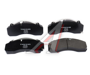 Изображение 1, T0297-9001 Колодки тормозные SITRAK HOWO передние/задние (4шт.) TOPCOVER