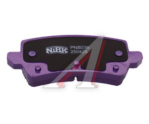 Изображение 3, PN8036 Колодки тормозные GEELY Emgrand (21-) задние (4шт.) NIBK