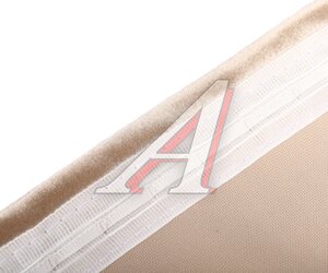 Изображение 4, Шторы велюр  1,2х1,5 (беж) Шторы спального места с ламбрекеном 120х150см велюр бежевые ВИТА ТРАК