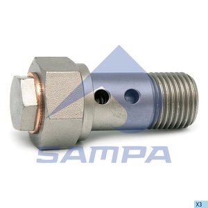 Изображение 2, 077.064 Клапан IVECO RENAULT перепускной электромагнитный SAMPA