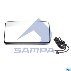 Изображение 2, 022.101 Зеркало боковое MAN F2000 правое электрическое с подогревом SAMPA