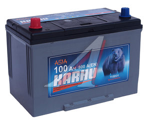 Изображение 1, 6СТ100(1) 115D31R Аккумулятор KARHU Asia 100А/ч