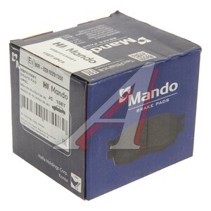 Изображение 3, MBF015081 Колодки тормозные OPEL Omega A, Vectra B задние (4шт.) MANDO