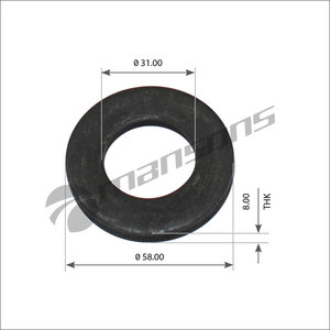 Изображение 1, 900.518 Шайба GIGANT (58х31х8мм) MANSONS