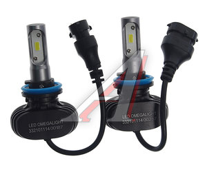 Изображение 1, OLLEDH11UL-2 Лампа светодиодная 12V H11 PGJ19-2 2500Lm (2шт.) Ultra OMEGALIGHT