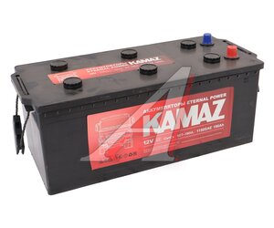 Изображение 1, 6СТ190(3) Аккумулятор КАМАЗ 190А/ч обратная полярность (эконом) (ОАО КАМАЗ)